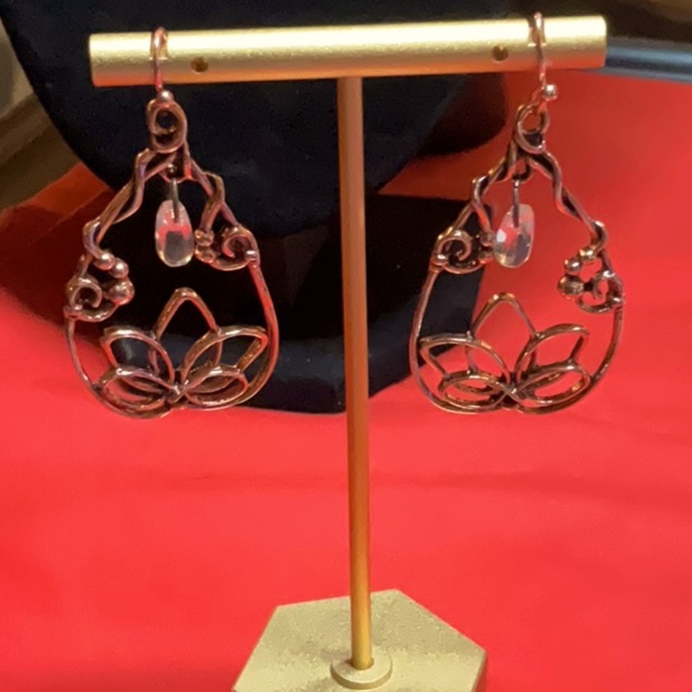 Rose Gold Dangling Earrings